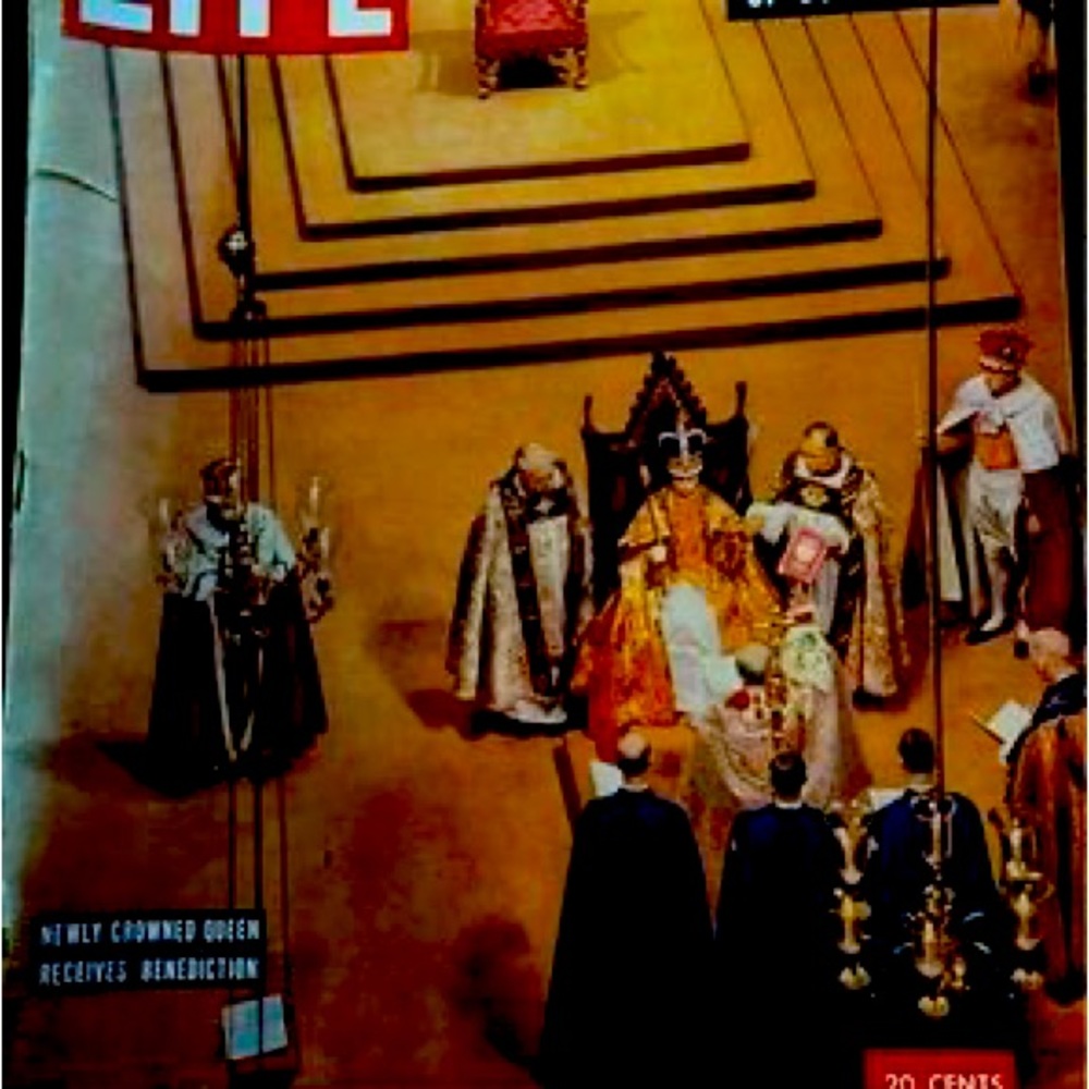 Coronation issue of Queen Elizabeth II June 15 1953 Life Magazine.
